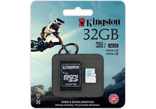 Kingston microSD Action Camera pudełko
