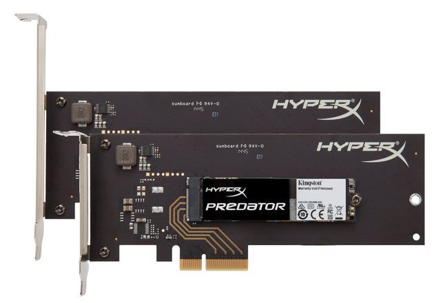 Kingston HyperX Predator PCIe dysk SSD M.2 PCI-Express adapter