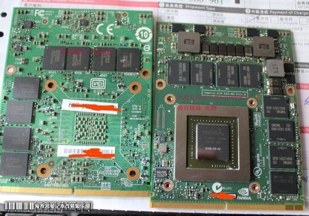 Nvidia GeForce GTX 880M karta graficzna zdjęcie