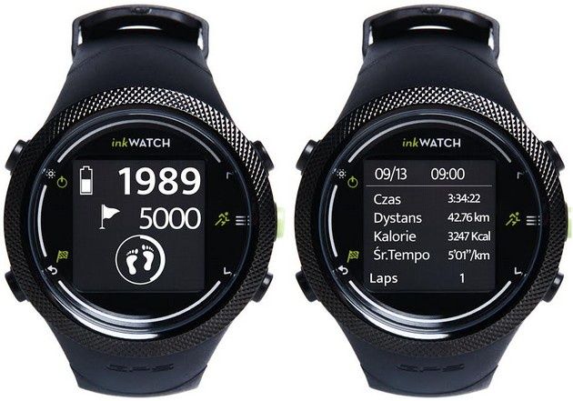 inkWATCH TRIA Plus ekran