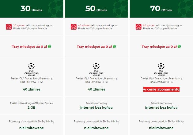 Liga Mistrzów Plus abonament