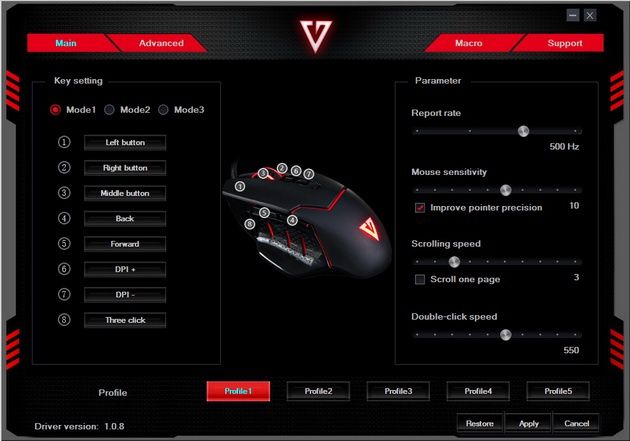Modecom Volcano MC-GMX4 - oprogramowanie