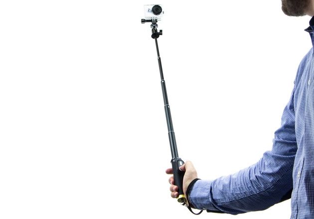 Xiaoyi Action Camera - selfie stick rozłożony