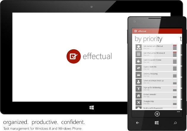 effectual aplikacja windows phone 8 smartfon tablet wygląd pobierz