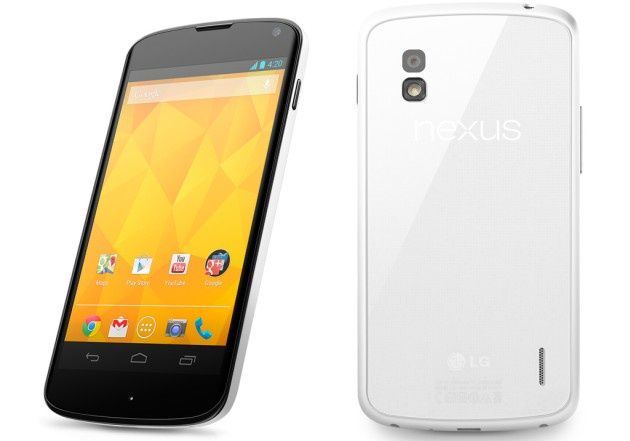 LG Nexus 4 smartfon biała obudowa