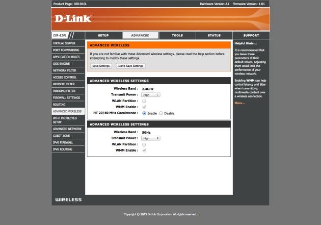 D-Link DIR-810L wps