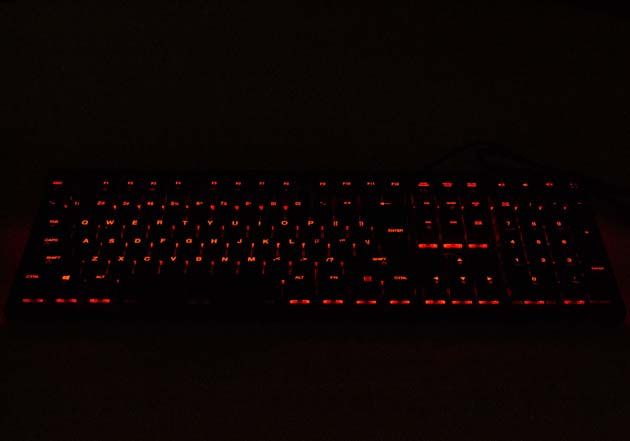 CA Gaming Shark - czerwone podświetlenie