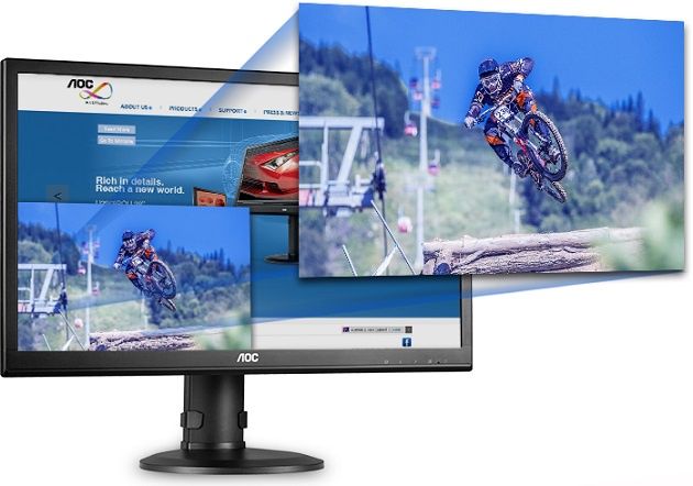 AOC U2868PQU Picture in Picture