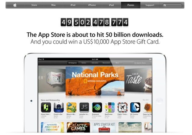 App Store 50 miliardów aplikacji
