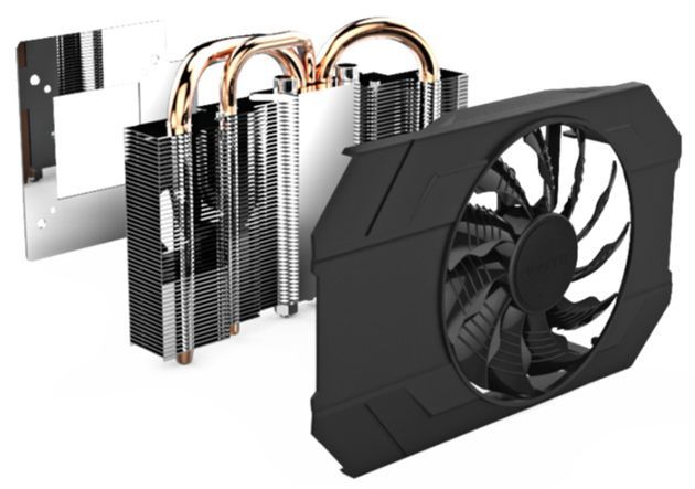 Gigabyte GeForce GTX 970 ITX karta graficzna - chłodzenie