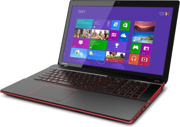 Toshiba Qosmio X75 windows 8 system widok