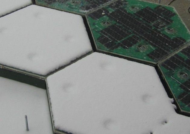 Solar Roadways śnieg