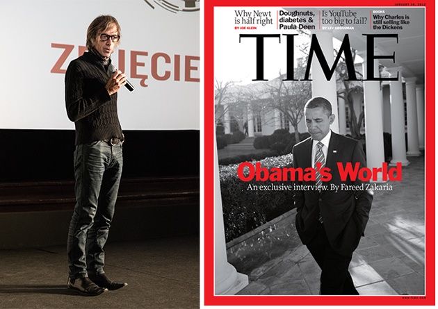 Christopher Morris okładka Time Obama