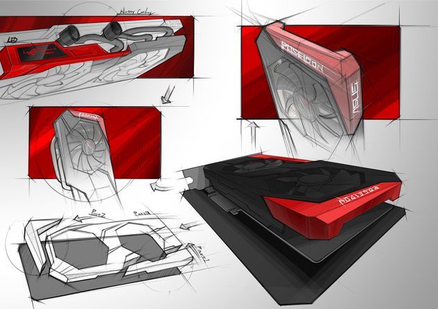 ASUS ROG GeForce GTX 780 Ti Poseidon karta graficzna zdjęcie koncept