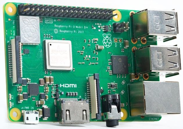 Raspberry Pi 3 B+ wygląd