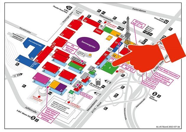 Wilk Elektronik na targach IFA 2013 mapa stanowisko