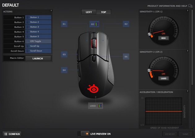 Steelseries Rival 310 - Steelseries Engine i ustawienia przycisków