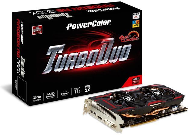 PowerColor TurboDuo R9 280X karta graficzna zdjęcie opakowanie