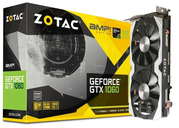 Zotac GeForce GTX 1060 AMP! Edition karta graficzna