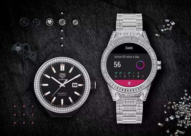 TAG Heuer Connected Modular 45 Full Diamond zestaw