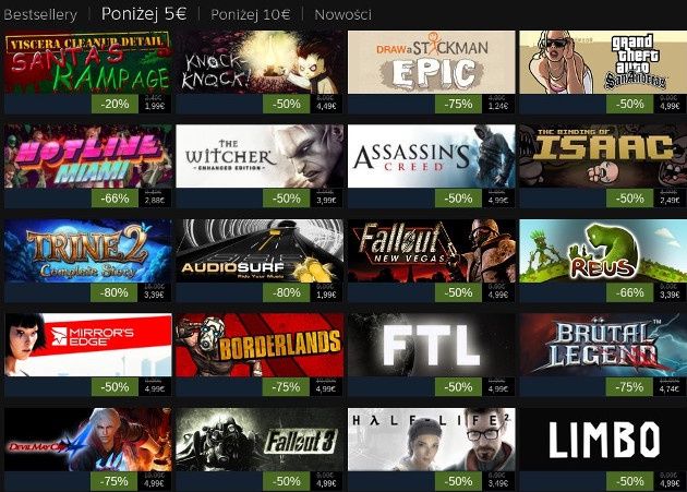 steam winter sale 2013 inne oferty dzień 1