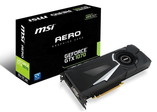 MSI GeForce GTX 1070 Aero karta graficzna