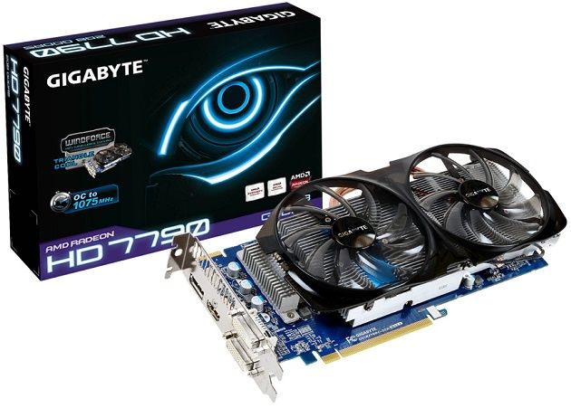 Gigabyte Radeon HD 7790 OC 2 GB karta graficzna zdjęcie opakowanie