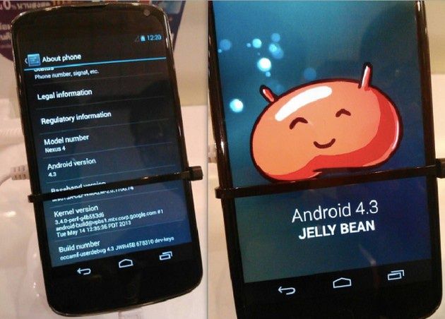 Android 4.3 pokazany w Tajlandii