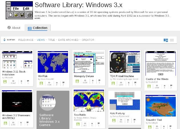 Windows 3.1 archive internet