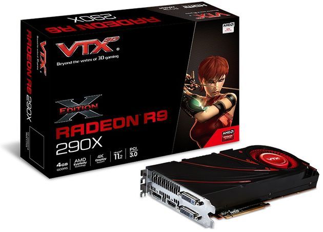 VTX3D Radeon R9 290X X-Edition karta graficzna zdjęcie opakowanie