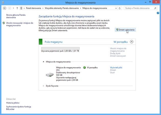 RAID w Windows 8