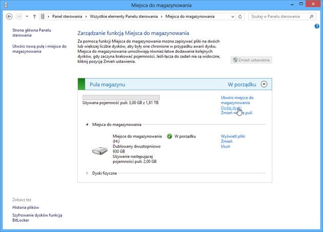 RAID w Windows 8