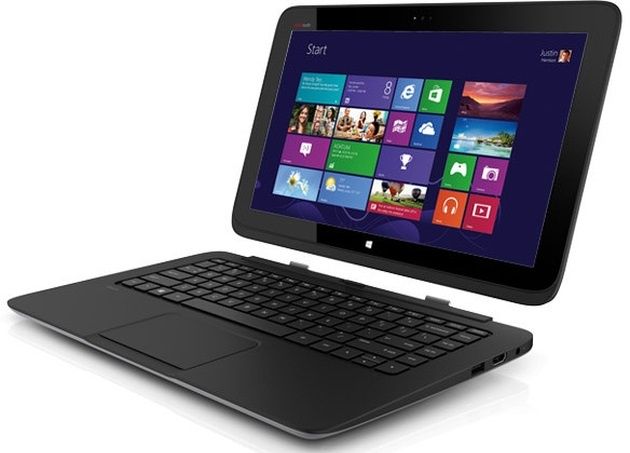HP Split x2 laptop hybrydowy tablet widok windows 8