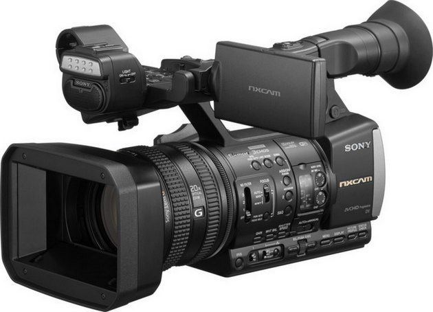 Sony NXCAM HXR-NX3 kamera wygląd