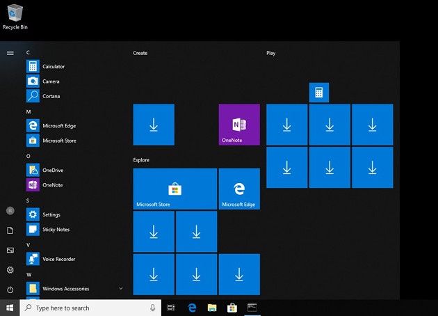 Windows 10 Lean pulpit