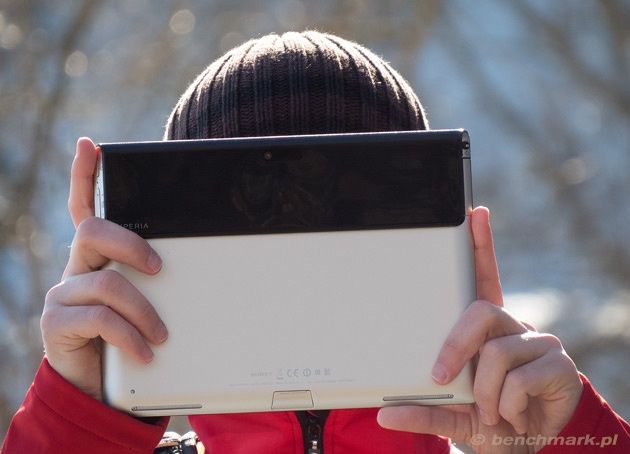 Sony Xperia S tablet fotografowanie