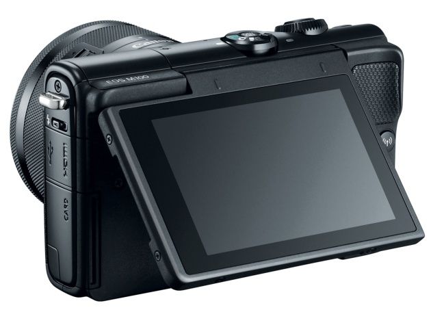 Canon EOS M100 tył bok