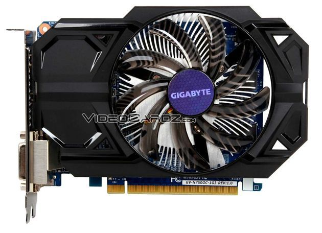 Gigabyte GeForce GTX 750 karta graficzna zdjęcie