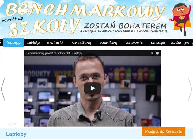 Benchmarkowy powrót do szkoły 2013