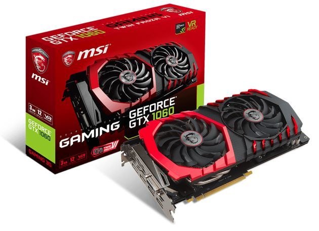MSI GeForce GTX 1060 Gaming 3G karta graficzna