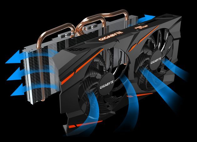 Gigabyte Radeon RX 480 G1 Gaming - chłodzenie