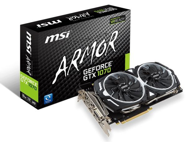 MSI GeForce GTX 1070 Armor karta graficzna