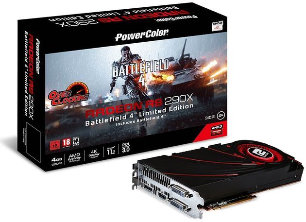 HIS Radeon R9 290X OC Battlefield 4 karta graficzna zdjęcie opakowanie
