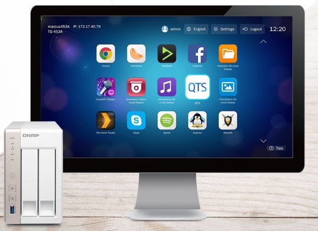 QNAP serwer NAS Mac multimedia