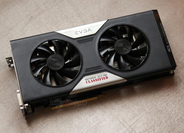 EVGA GeForce GTX 780 Classified karta graficzna zdjęcie