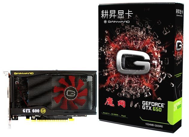 Gainward GeForce GTX 650 Ley karta graficzna zdjęcie opakowanie