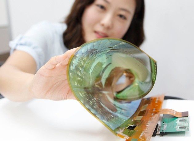 LG OLED giętki