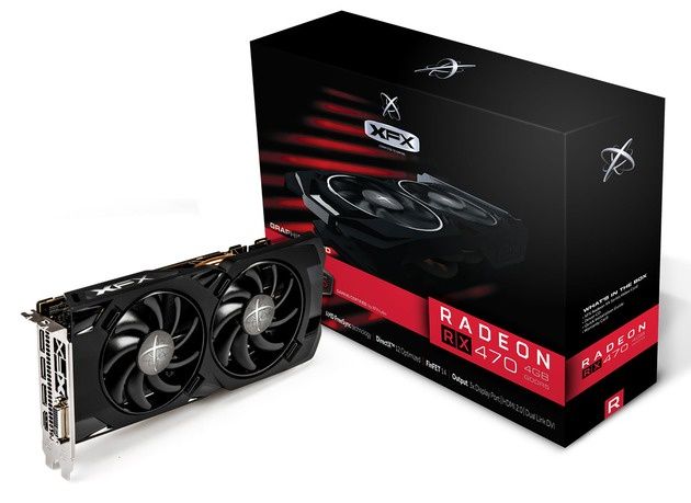 XFX Radeon RX 470 RS Hard Swap Black Edition karta graficzna