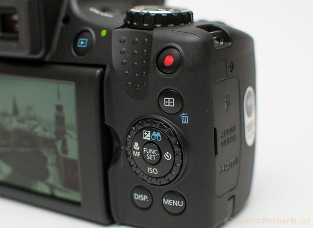 Canon Powershot SX50 HS przyciski funkcyjne