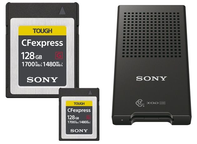 Sony CFExpress i czytnik kart